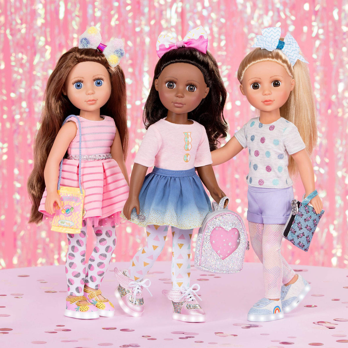Glitter Girls Bluebell outfit mix-and-match with most 14-inch dolls.