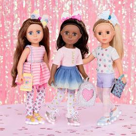 Glitter Girls Bluebell outfit mix-and-match with most 14-inch dolls.