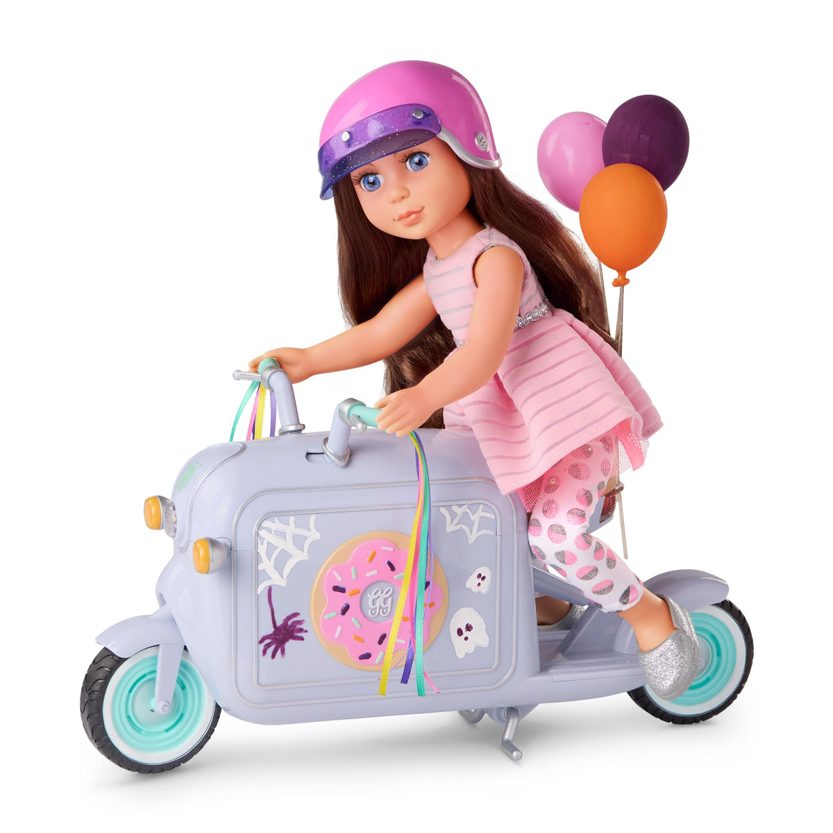 Glitter Girls Bluebell poseable doll stands and sits for dynamic scenes.