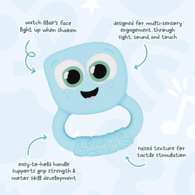 Glo Pals Glow Rattle adds sensory fun to daily baby routines.