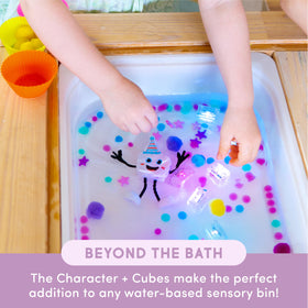 Glo Pals kid-friendly cubes are designed for easy cleaning and reuse.