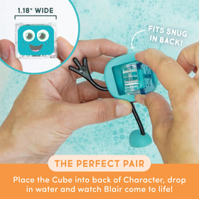Glo Pals cubes glow in tub to create calming bath moments