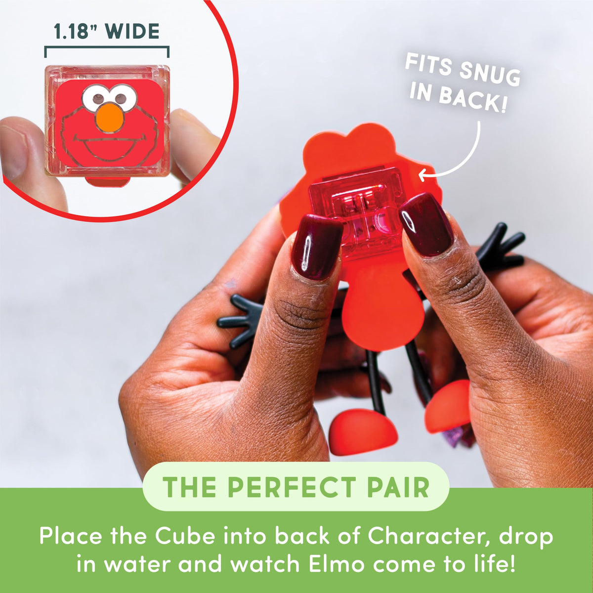 Glo Pals cubes glow with water-activation for sensory fun.