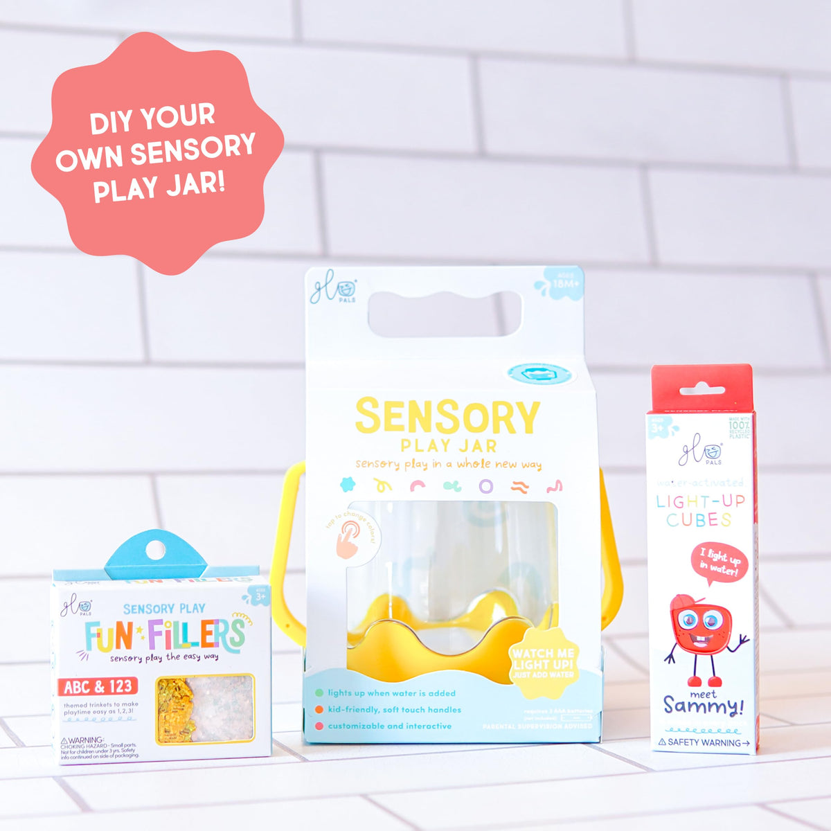 Glo Pals Gift-Ready Sensory Kit, ideal present for toddlers and kids.