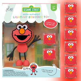 Glo Pals Julia character ready for bath-time sensory play.