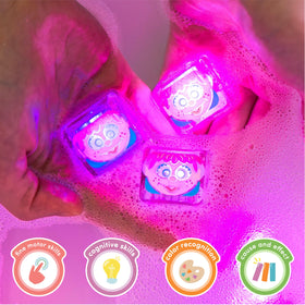 Glo Pals sealed batteries ensure safety and easy recycling after use.