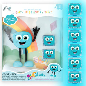 Glo Pals water-activated bath toy cubes illuminate during bath time