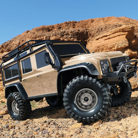 Globact retro-style wheel aesthetic adds premium look to RC crawlers.