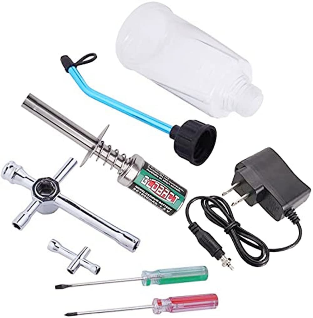 Globact RC nitro glow plug starter igniter ready for quick pre-race warm-up