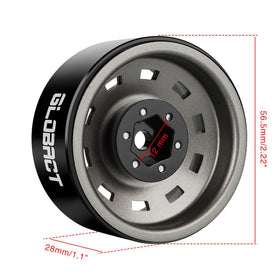 Globact titanium beadlock wheels on an RC crawler emphasize durability and premium finish.