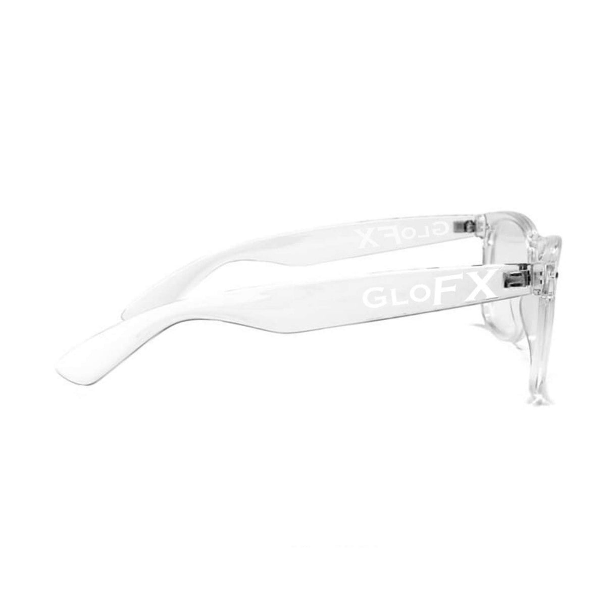 GloFX diffraction glasses stand use for easy setup