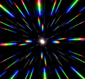 GloFX one-size geometric rainbow diffraction glasses for festivals