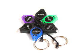GloFX Orbit spin delivers smooth rotation for continuous light trails on stage.