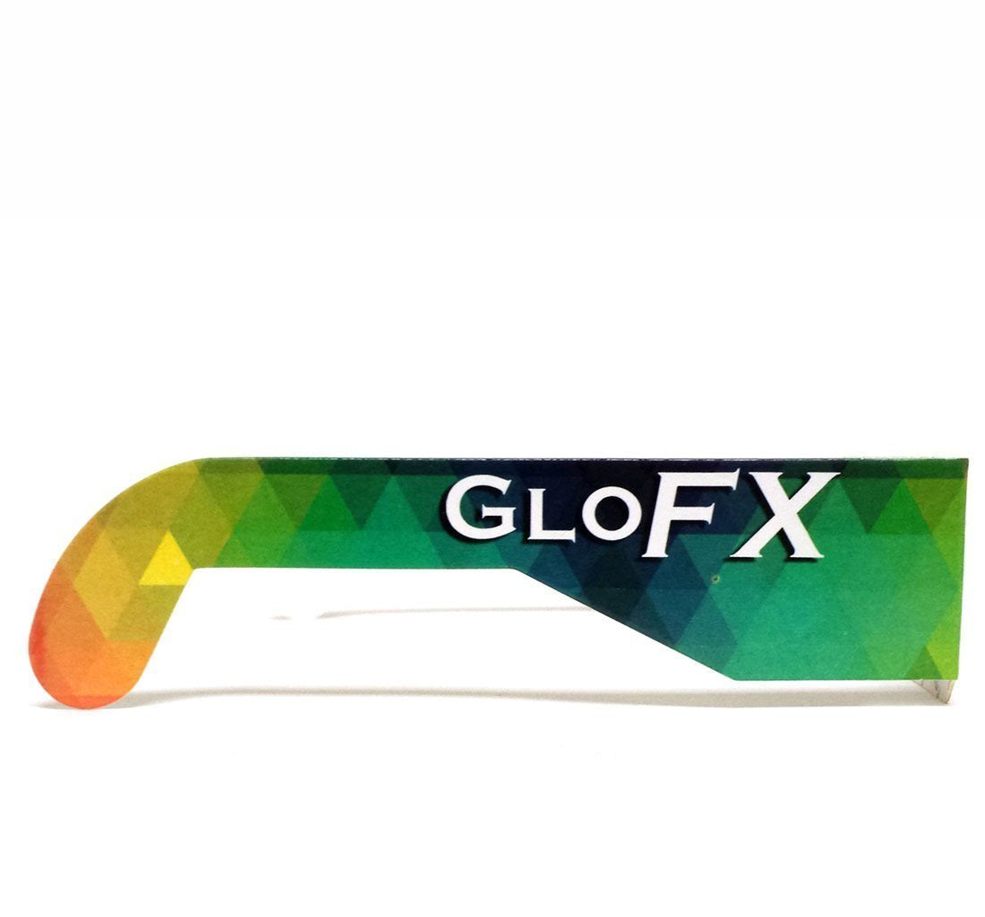 GloFX rainbow diffraction glasses color spectrum for party atmosphere