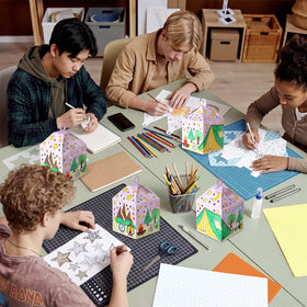 Glooglitter hanging-lantern-decor—easy to assemble for cozy backyard or indoor ambiance.