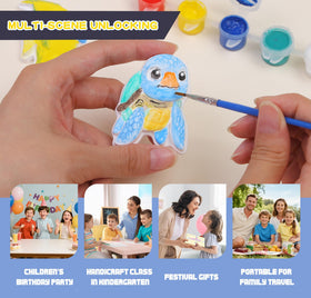 GloomGlo Plaster Sea Creatures, ready-to-paint figures for imaginative play.