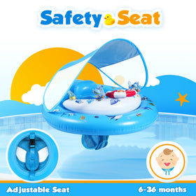 GLOPUS adjustable safety seat ensures secure seating during water fun