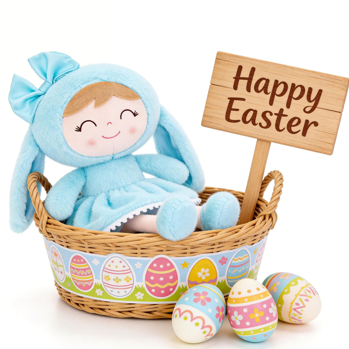 Gloveleya 12-inch lightweight doll, easy to hold and carry on the go.