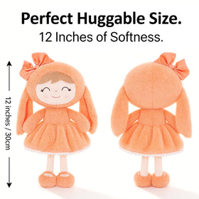Gloveleya 12inch plush baby doll - lightweight and easy to carry.