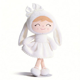 Gloveleya baby girl plush bunny 12in front view offers comforting cuddles for bedtime routines