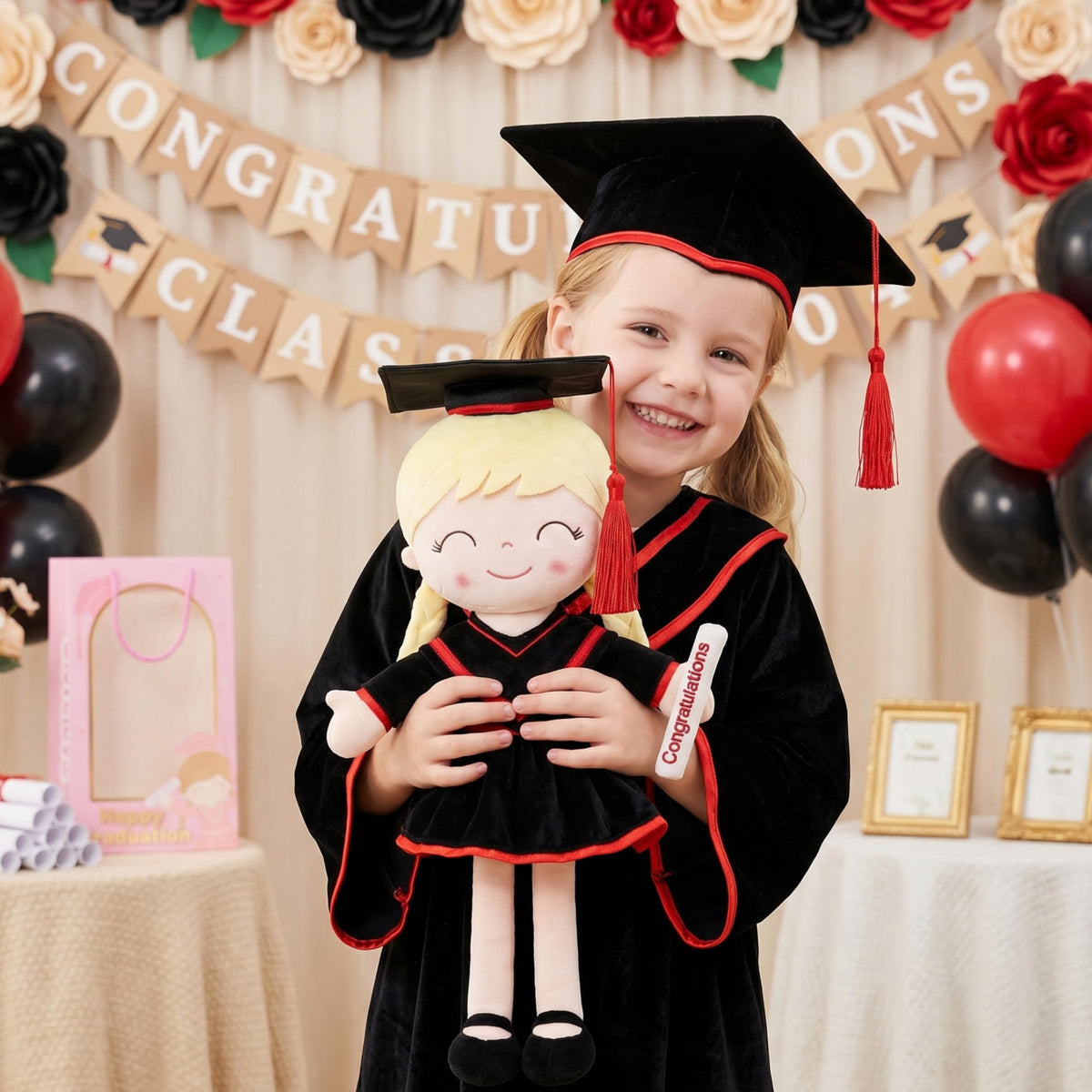 Gloveleya doll arrives gift-ready for easy celebration gifting.