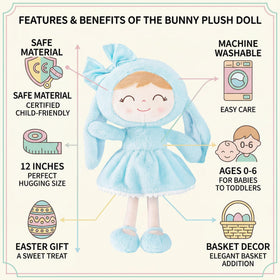 Gloveleya safe non-toxic materials ensure a child-safe plush toy.
