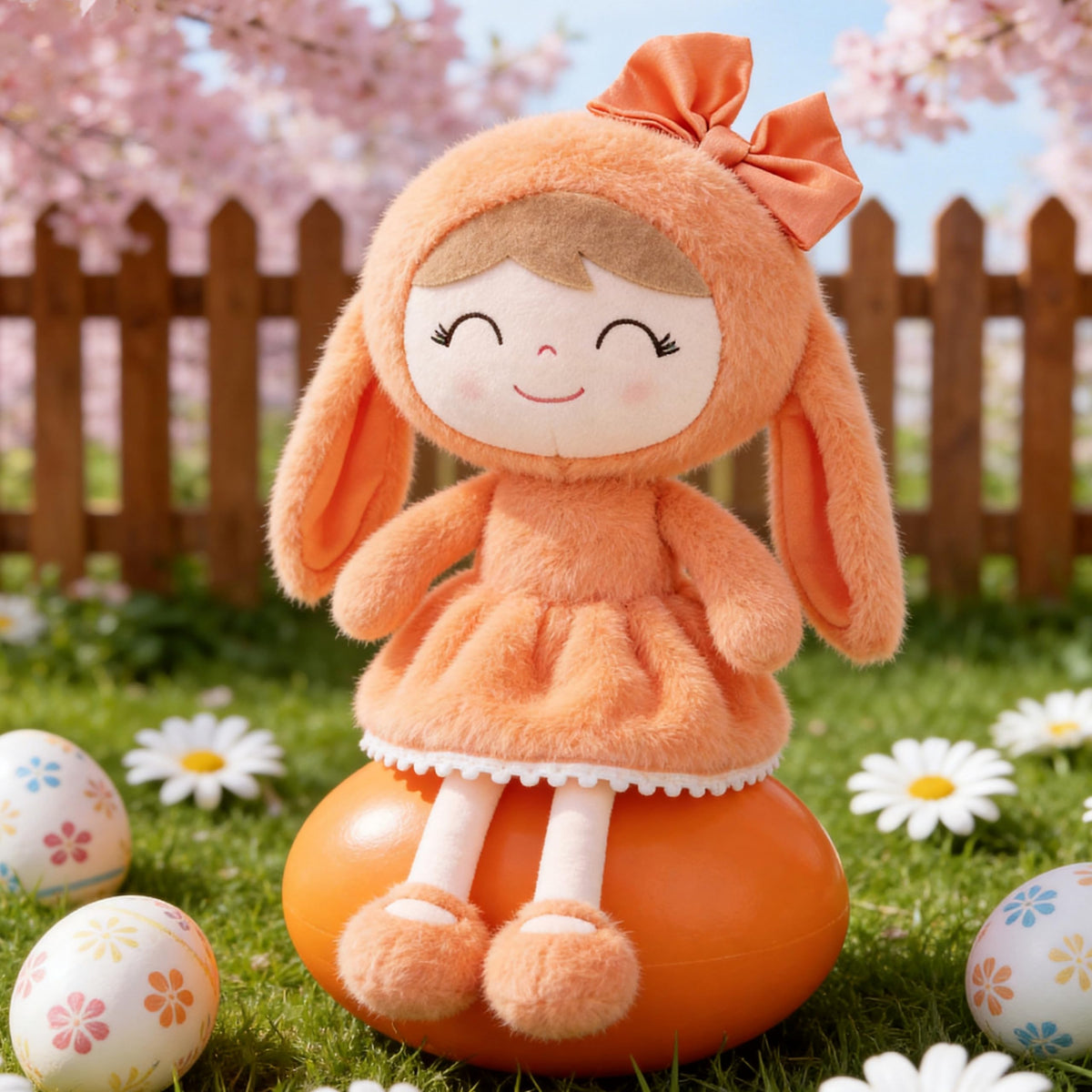 Gloveleya washable plush doll - effortless cold-water care.