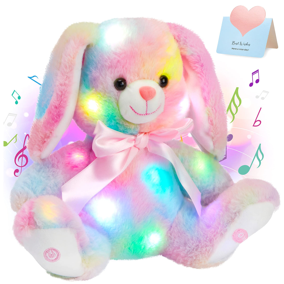 Glow Guards Easter Bunny light up creates a warm glow for bedtime.