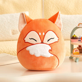 Glow Guards red fox plush soft fabric for skin-friendly hugs