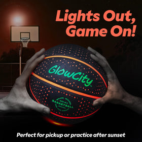 GlowCity Glow in the Dark Basketball note about pump not included for inflation