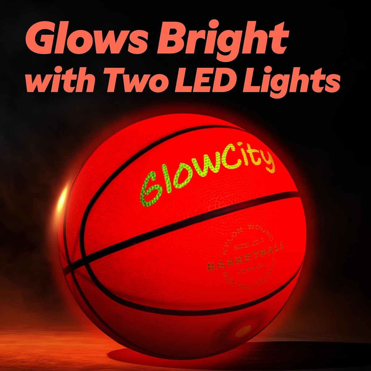 GlowCity Size 7 fits regulation play for teens and adults