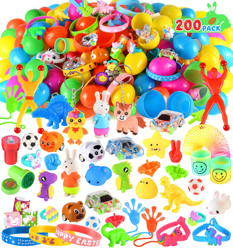 Gloween Easter eggs 200-filled with toys for quick Easter hunts