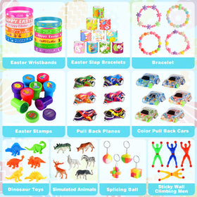 Gloween Easter eggs with assorted inside toys for instant surprises and themed activities.