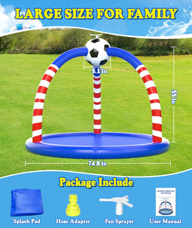 Glowpoint Splash Pad puncture-resistant material for safe use.