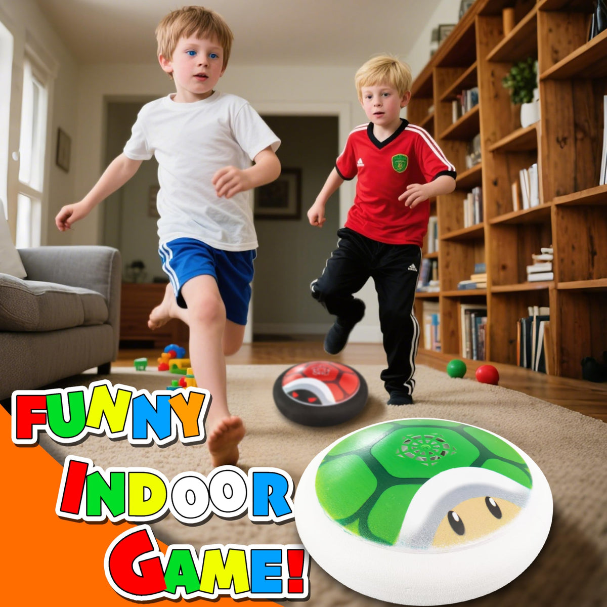 Glückpa hover soccer ball red for dynamic shared play
