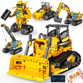 GLUISEUR 5-in-1 robot model A assembly for STEM exploration