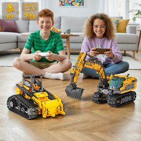 GLUISEUR 736-piece set with safe, durable construction