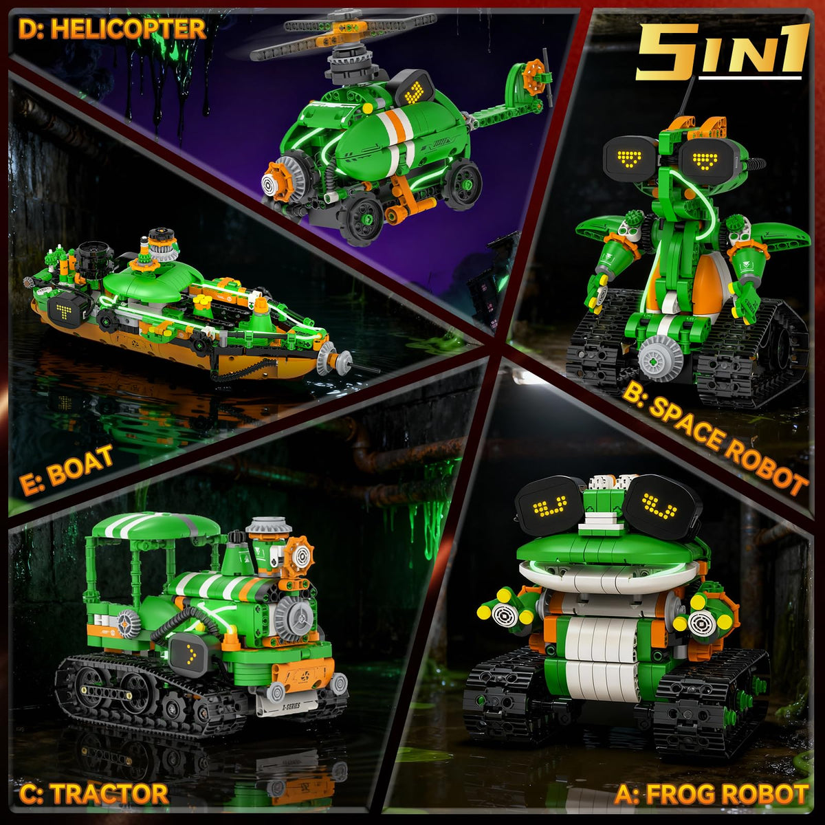GLUISEUR STEM robot-model with versatile features for learning coding.