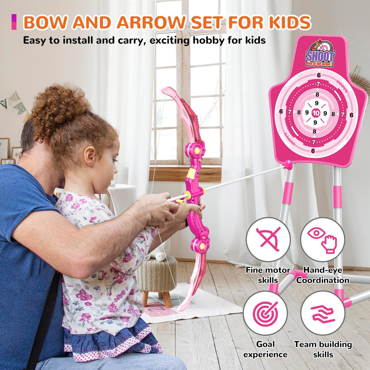 GMAOPHY two pack bows with LED lights for indoor outdoor play