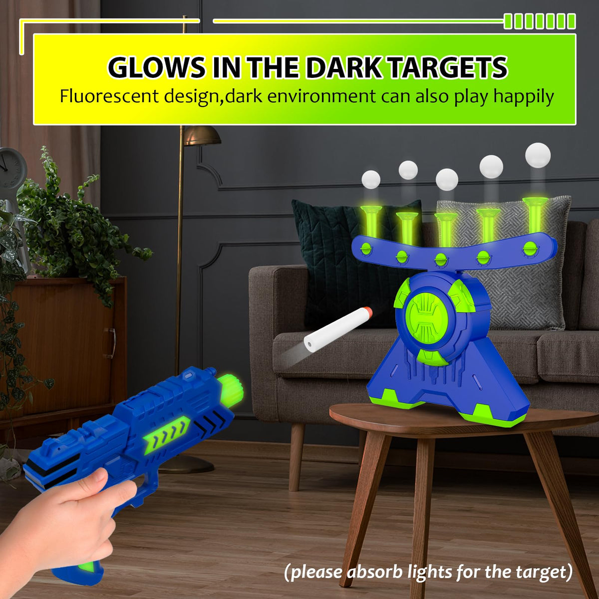 GMAOPHY 20 soft darts for safe, family-friendly target practice.