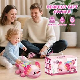 GMAOPHY axolotl toy offers 8 lullabies to soothe little ones.