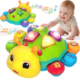 GMAOPHY baby crawling ladybug toy with music encourages movement and exploration.