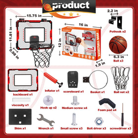 GMAOPHY over-door hoop adds active fun without bulky equipment.