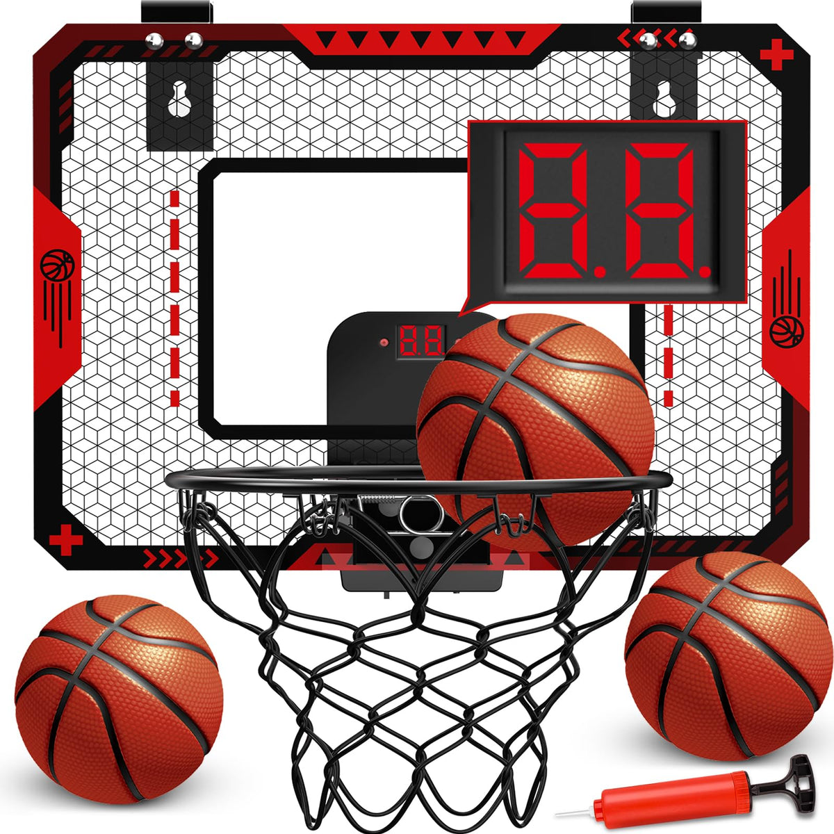 GMAOPHY indoor scoreboard over-door hoop for quick family scoring sessions.