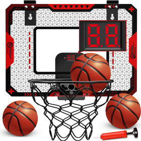 GMAOPHY indoor scoreboard over-door hoop for quick family scoring sessions.