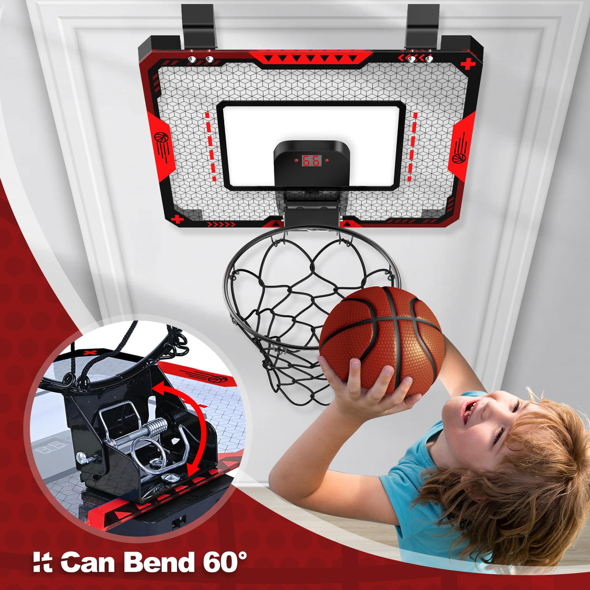 GMAOPHY set includes three basketballs for uninterrupted play.
