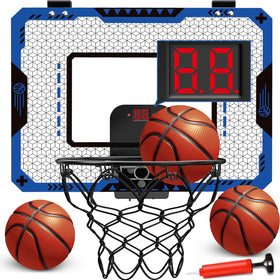 GMAOPHY basketball hoop over the door with scoreboard for quick, fun play.