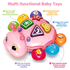 GMAOPHY bilingual interactive toy offers English and Spanish prompts