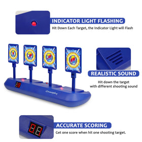 GMAOPHY targets set with darts and clip for easy reload