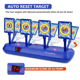 GMAOPHY digital targets with two blasters encourages interactive play